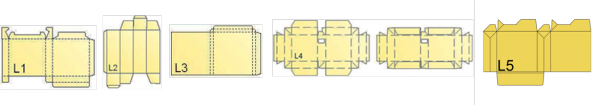 Simple in-line boxes and crash lock boxes